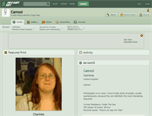 Tablet Screenshot of camool.deviantart.com