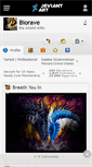 Mobile Screenshot of biorave.deviantart.com