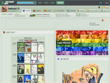 Tablet Screenshot of hatoola13.deviantart.com