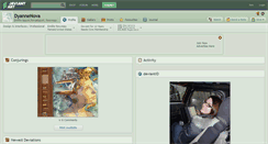 Desktop Screenshot of dyannenova.deviantart.com