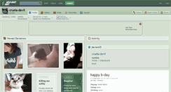 Desktop Screenshot of cruela-devil.deviantart.com