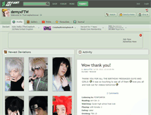 Tablet Screenshot of demyxftw.deviantart.com