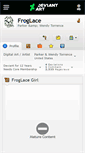 Mobile Screenshot of froglace.deviantart.com