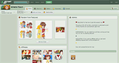 Desktop Screenshot of amano-yuu.deviantart.com