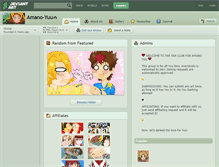 Tablet Screenshot of amano-yuu.deviantart.com