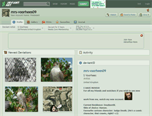 Tablet Screenshot of mrs-voorhees09.deviantart.com