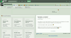 Desktop Screenshot of gabriellemuniz.deviantart.com