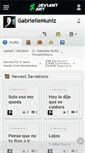 Mobile Screenshot of gabriellemuniz.deviantart.com