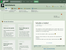 Tablet Screenshot of gabriellemuniz.deviantart.com