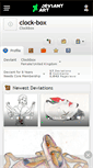 Mobile Screenshot of clock-box.deviantart.com