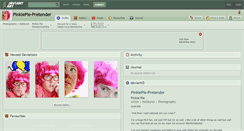 Desktop Screenshot of pinkiepie-pretender.deviantart.com