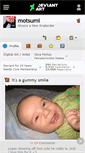 Mobile Screenshot of motsumi.deviantart.com