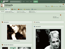 Tablet Screenshot of irishtequilla.deviantart.com