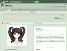 Tablet Screenshot of kanmi-uki.deviantart.com