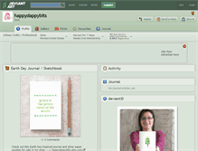 Tablet Screenshot of happydappybits.deviantart.com