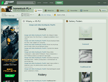Tablet Screenshot of homestuck-pl.deviantart.com