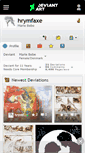 Mobile Screenshot of hrymfaxe.deviantart.com