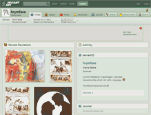 Tablet Screenshot of hrymfaxe.deviantart.com