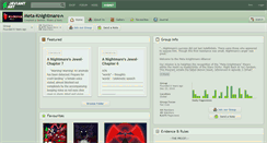 Desktop Screenshot of meta-knightmare.deviantart.com