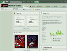 Tablet Screenshot of meta-knightmare.deviantart.com