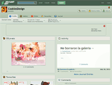 Tablet Screenshot of cookiesdesign.deviantart.com