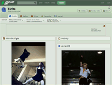 Tablet Screenshot of eshiza.deviantart.com
