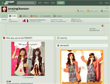Tablet Screenshot of amazingobsession.deviantart.com