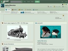 Tablet Screenshot of namu-the-orca.deviantart.com