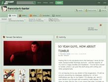 Tablet Screenshot of francoslavic-banter.deviantart.com