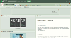Desktop Screenshot of dynamene-nereid.deviantart.com