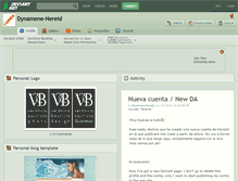 Tablet Screenshot of dynamene-nereid.deviantart.com