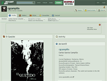 Tablet Screenshot of cgcampillo.deviantart.com