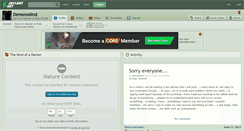 Desktop Screenshot of demonsmind.deviantart.com