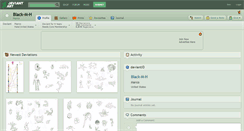 Desktop Screenshot of black-m-h.deviantart.com