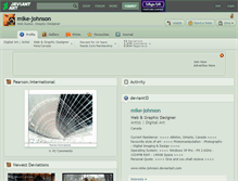 Tablet Screenshot of mike-johnson.deviantart.com