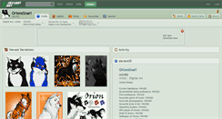 Desktop Screenshot of orionssnarl.deviantart.com
