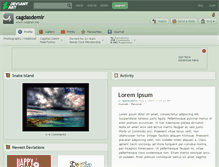Tablet Screenshot of cagdasdemir.deviantart.com
