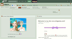 Desktop Screenshot of loligames.deviantart.com