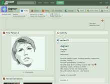 Tablet Screenshot of dagmarr.deviantart.com