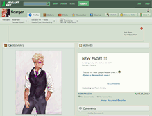 Tablet Screenshot of ndargen.deviantart.com
