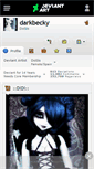 Mobile Screenshot of darkbecky.deviantart.com