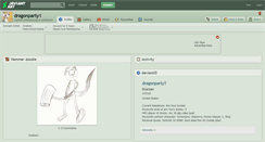Desktop Screenshot of dragonparty1.deviantart.com