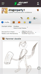 Mobile Screenshot of dragonparty1.deviantart.com