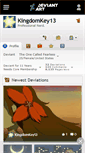 Mobile Screenshot of kingdomkey13.deviantart.com
