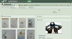 Desktop Screenshot of firediamonds.deviantart.com
