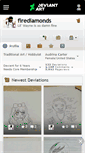 Mobile Screenshot of firediamonds.deviantart.com