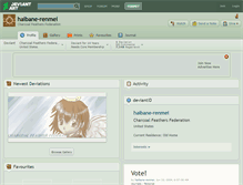 Tablet Screenshot of haibane-renmei.deviantart.com