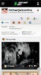Mobile Screenshot of michaeljacksonlive.deviantart.com