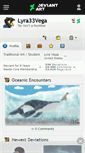 Mobile Screenshot of lyra33vega.deviantart.com
