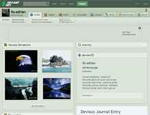 Tablet Screenshot of its-adrian.deviantart.com